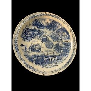 Vintage Vernon Kilns Plate Gulf States Utilities Safety Award Texas Louisiana